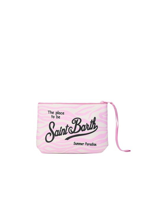 Pochette Aline in scuba con fantasia zebrata Mc2 Saint Barth | ALIN00101816L